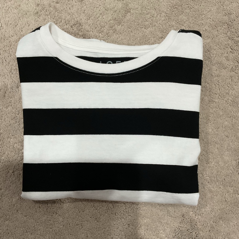 Loft Striped Jersey Modern tee